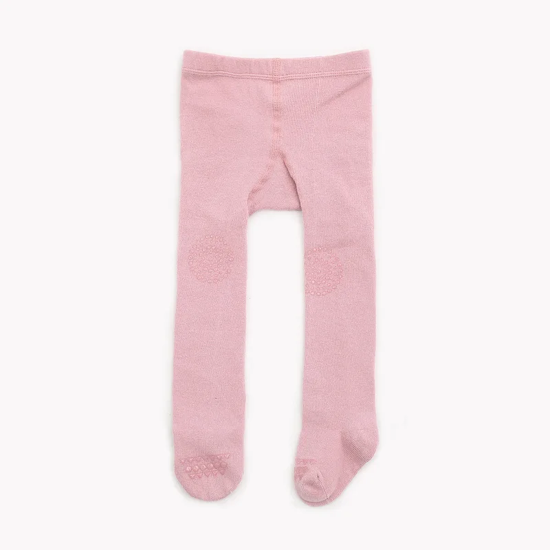 
2019 hot sale organic cotton girl knit anti slip baby girl tights leggings baby pp pants 