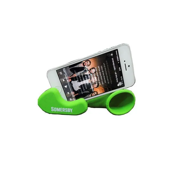 
Rubber amplifier silicone horn speaker for iphone 