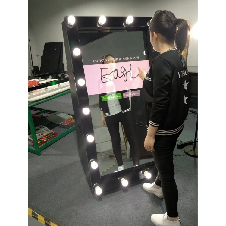 Event Photo Booth Machine, Photo Printing Kiosk, Mirror Photo Kiosk