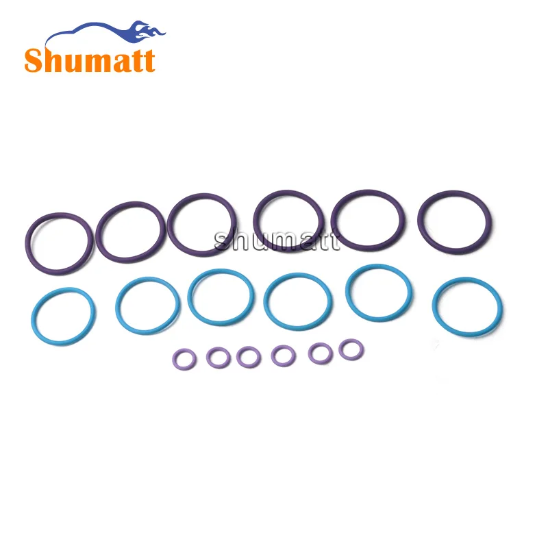 
C15 C18 Fuel Injector Overhaul Repair Kit Seal O-Ring 18Pcs Pack 