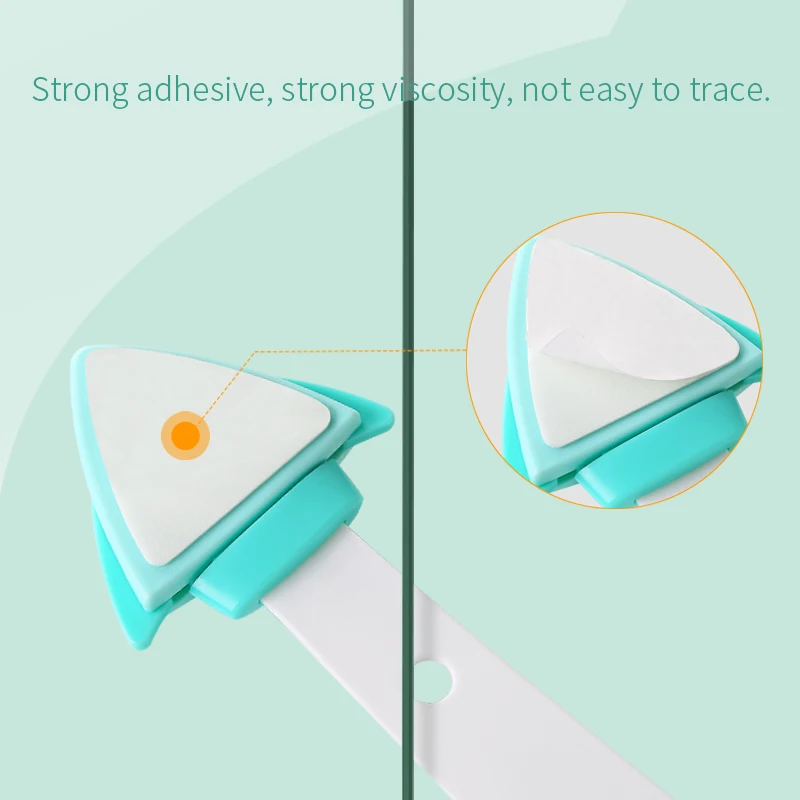 Safety baby Proof Cabinet Locks with 3M Adhesive Drawers Appliances Toilet Seat Fridge and Oven