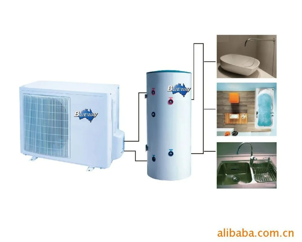 Family hot water heat pump water heater 100L-500L