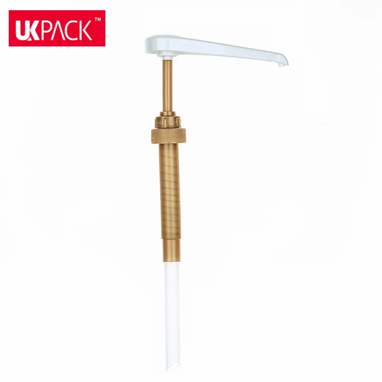  Пластиковая бутылка для сиропа с длинным соплом Диспенсер пищевой насос