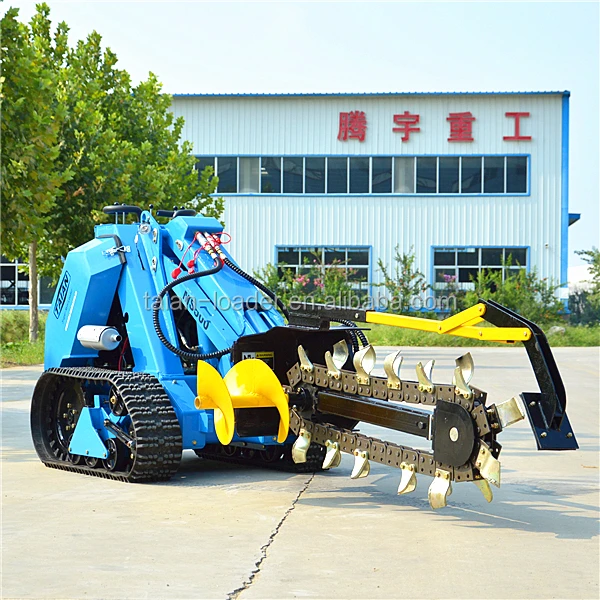 MS500 mini track garden digging trenching machine