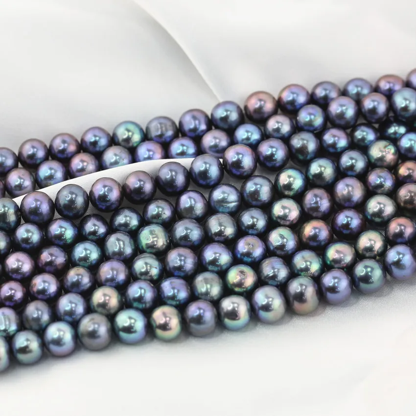 FEIRUN Wholesale Hot Sale 10-11mm  off round Natural White Freshwater Decoration Pearl Strand for Necklace Loose Pearls Best Gif