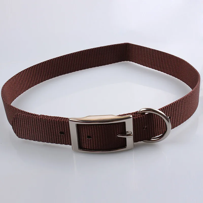 Duraflex Buckle Nylon webbing Dog Training Collars
