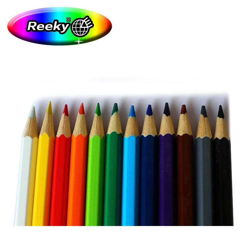 Multicolor promotion 48 colour school pencil