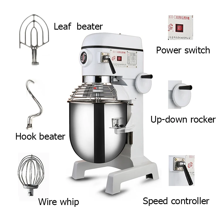 B30 Customized for bakery equipment Food processing 30L planetary mixer machine