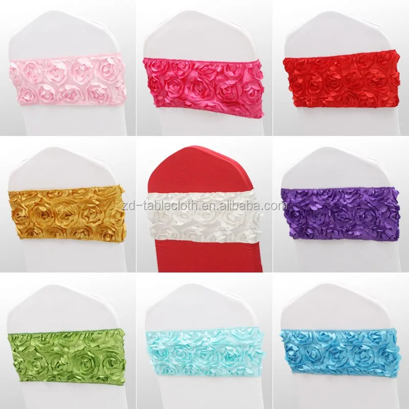 
Weeding cheap red rose chair covers chair sashes 