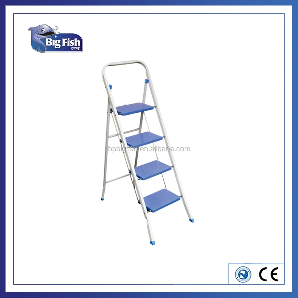 
Compact Household Various aluminum & Steel & ABS Plastic 4 tiers folding Steps platform ladders 
