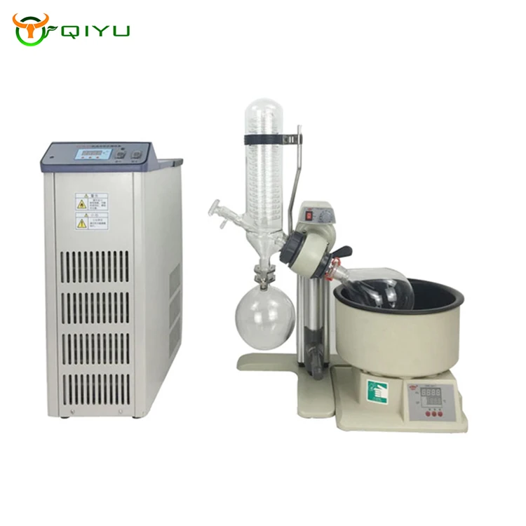 Water Bath Rotary Evaporators Manufacturer Direct Selling mechanical lift end-point safety stop Rotary Evaporator