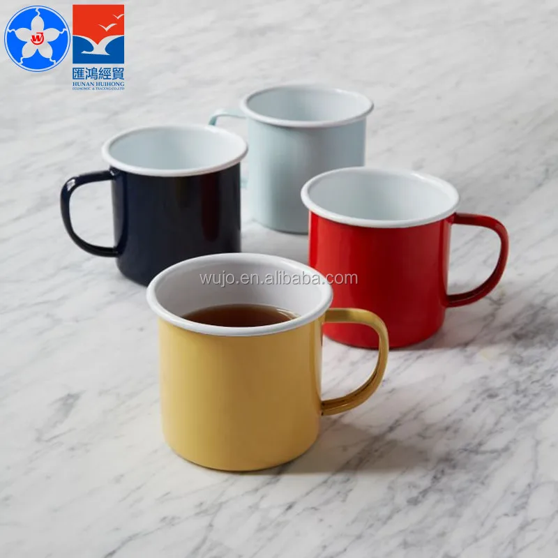  Эмалированная кофейная итальянская кружка Премиум-Качества с индивидуальным принтом