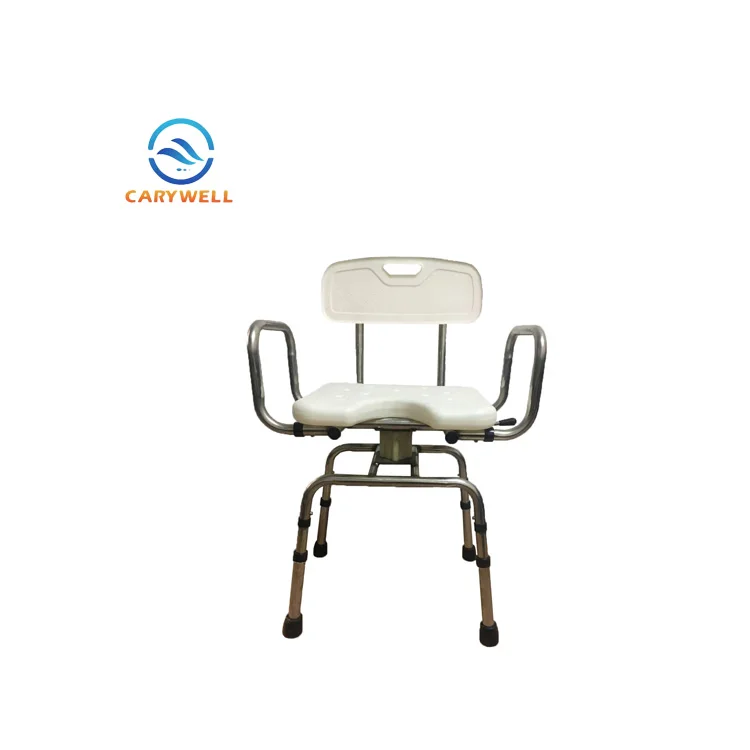 U-образный стальной поворотный стул для ванной и душа для пожилых людей
