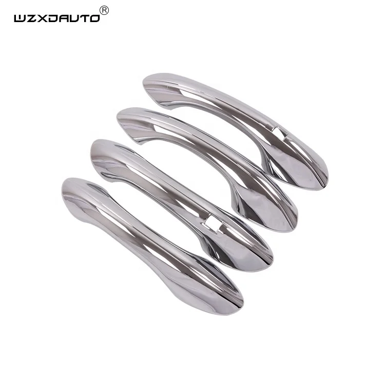 Wzxdauto Новый дверная ручка крышки ABS Chrome для Hy-undai SANTA FE 2019 сантафе внешние аксессуары
