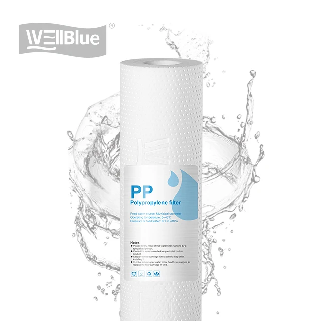 
 WELLBLUE 10 PP песок и твердый Углеродный фильтр для смягчения воды  