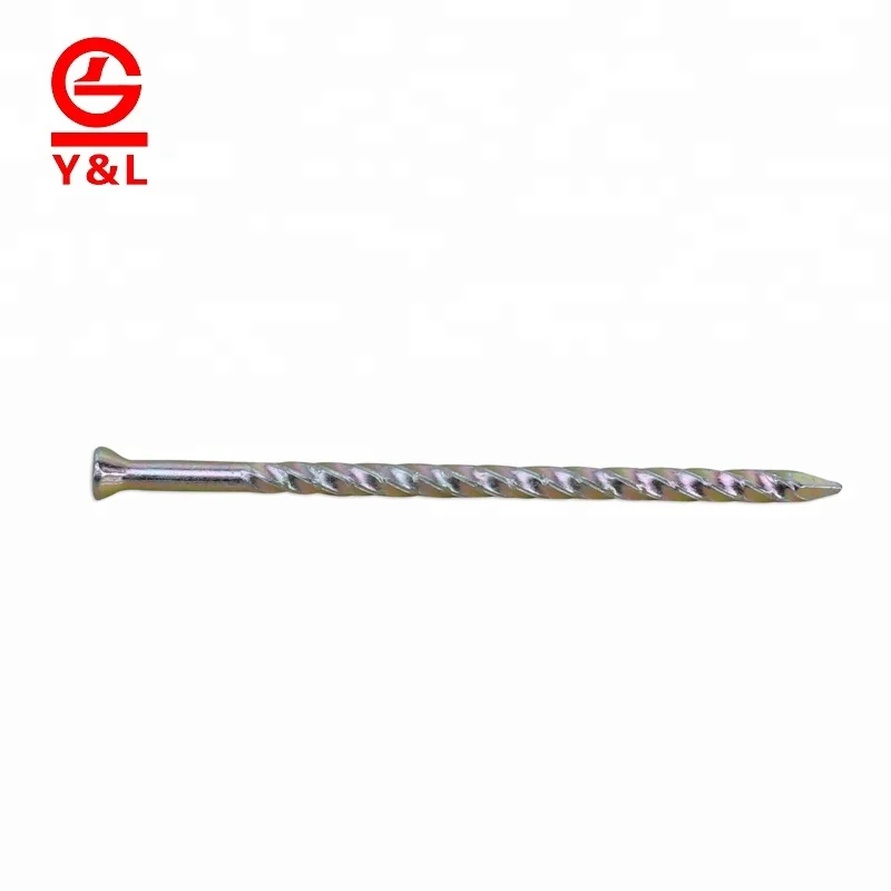 Best selling electro steel 2 galvanized Q195 flooring nails
