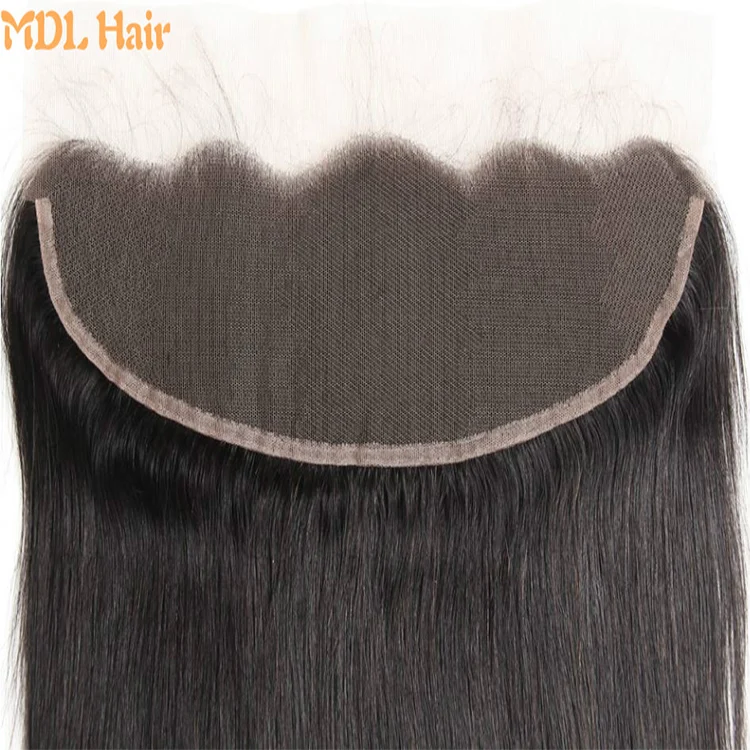 Natural Color 13*4 Lace Frontal Remy Brazilian Hair Ear To Ear Mink Straight Lace Closure