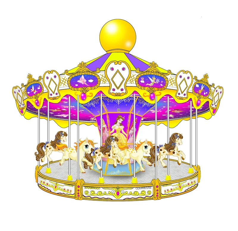 Unicorn music instrument parts and pedal carousel rides for sale