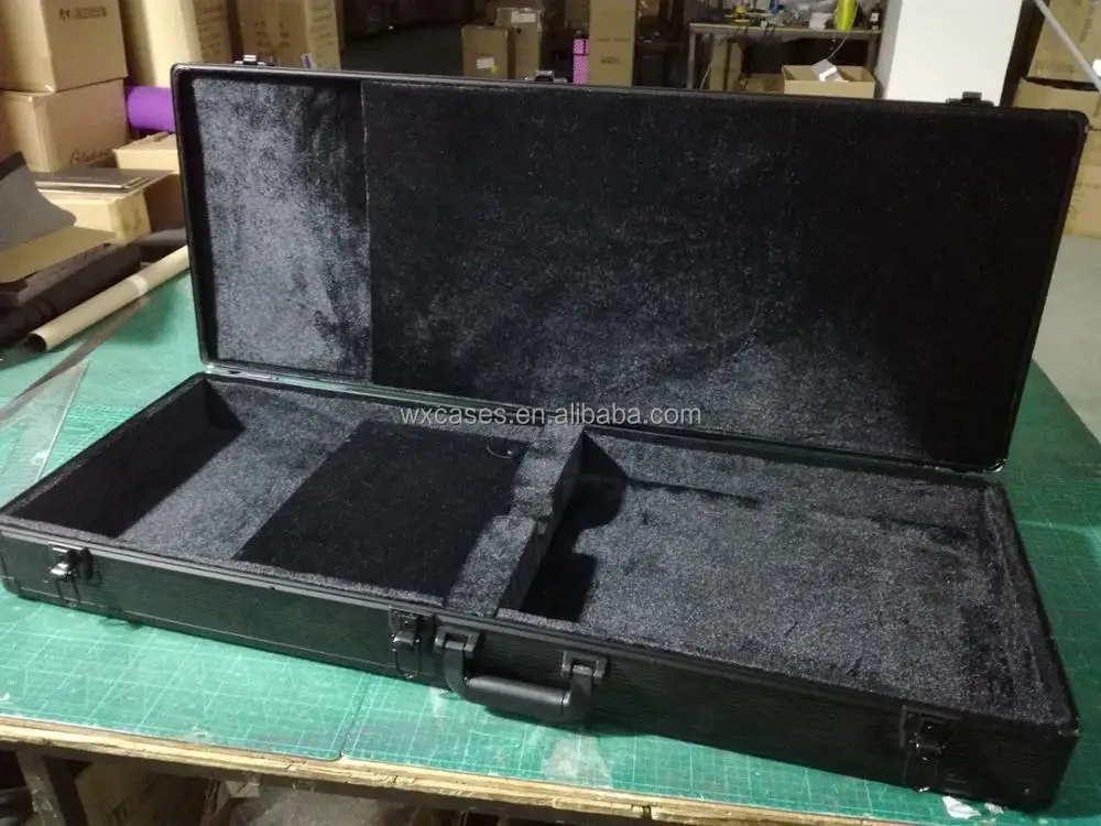 NEW ARRIVAL portable aluminum guitar hard case with custom foam insert manufacturer From Nanhai,Foshan,Guangdong,China