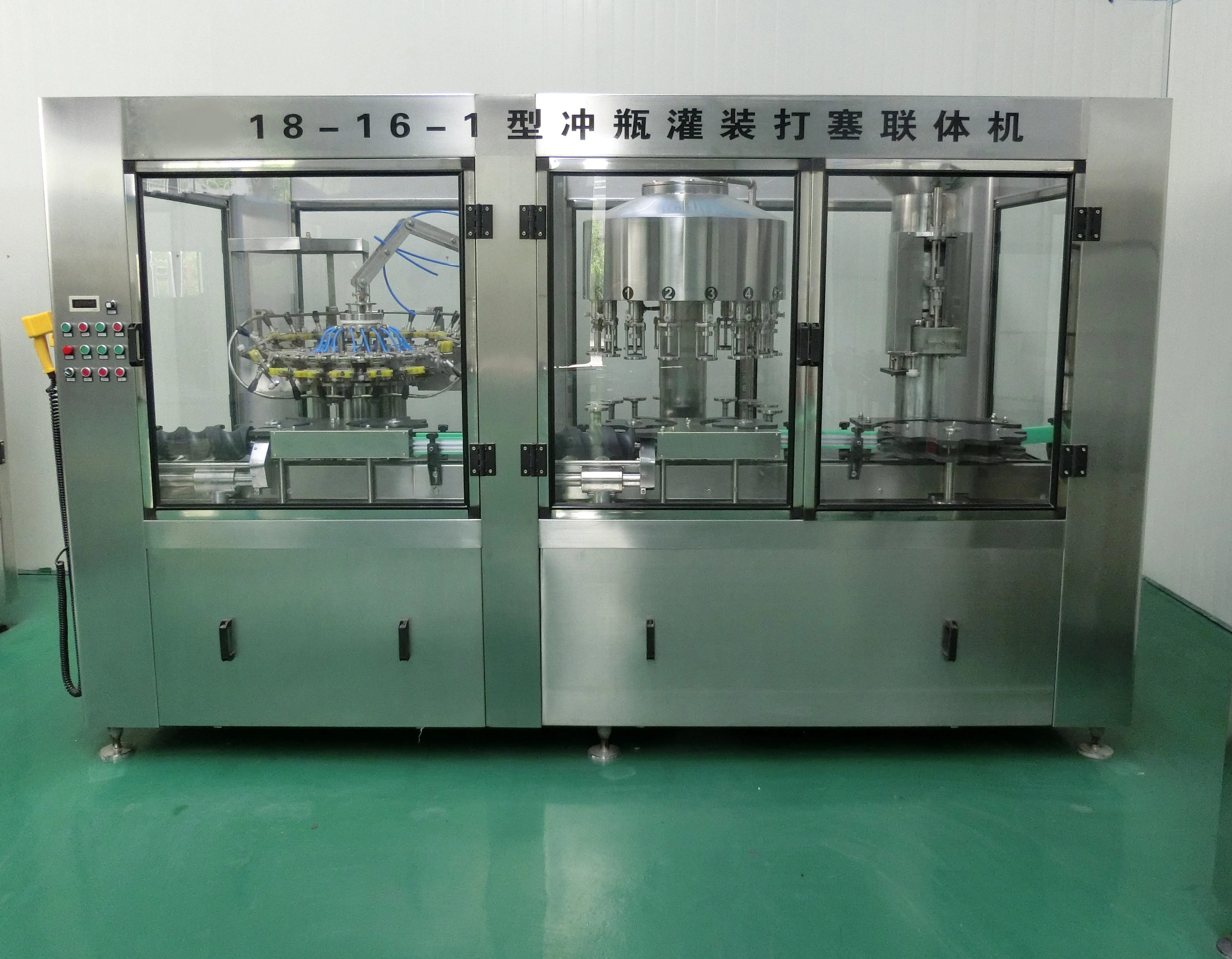 16 Heads  12 Heads 2000BPH 750ML Wine Bottle Automatic Vacuum Filling Machine Equipment Line