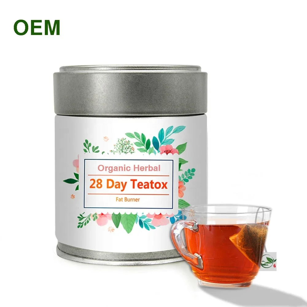 For Weight Loss Triple Leaf 14 days Detox Slim Skinny Organic Slimming Matcha Private Label Tea Droppshipping 28 Days Detox Tea