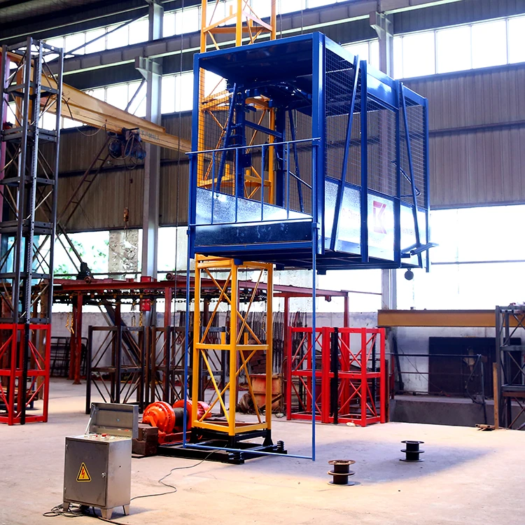 SS120 Building Single Cage Construction Elevator Material Lift Price with CE