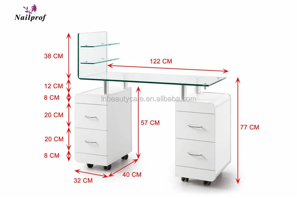 3482 Manicure Table, Nail Desk,Nail Table nail salon manicure table with cabinet