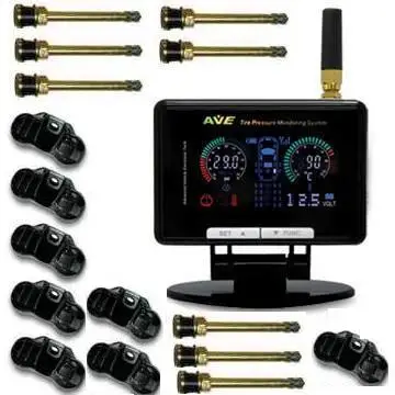 Tpms: пр. цветной жк-дисплей tpms для car+trailer/дом на колесах/кемпер/легковых