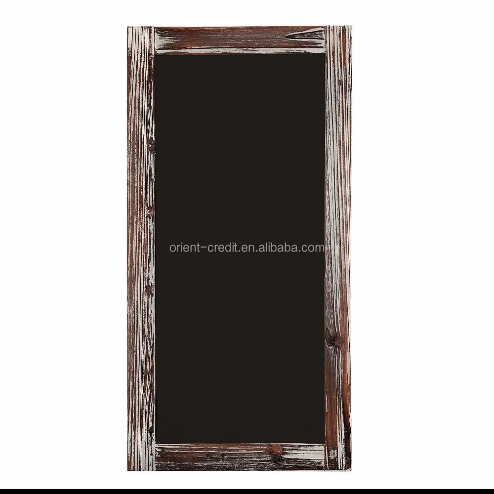 Distressed Whitewashed Wall Chalkboard Blackboard Great for Kitchen Decor, Weddings, Restaurant Menu