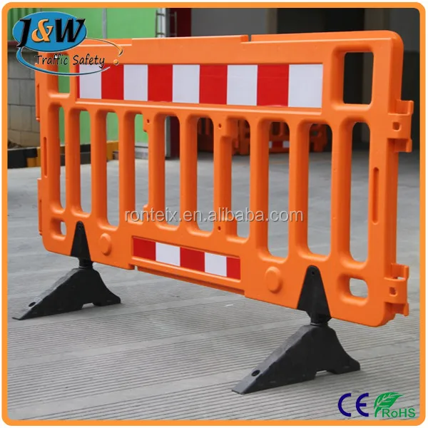 Cheapest Portable Used Crowd Control 2 Meter Plastic Road Safety Barriers