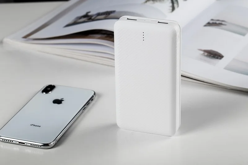 High Capacity Fast Charge Rohs Power Bank 20000mAh Portable Charger