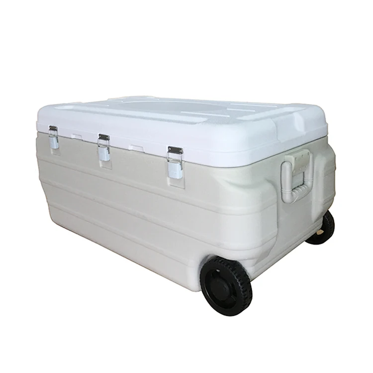 40L to 170L PU Foam Large Camping Ice Box Hard Plastic Ice Fish Cooler Box
