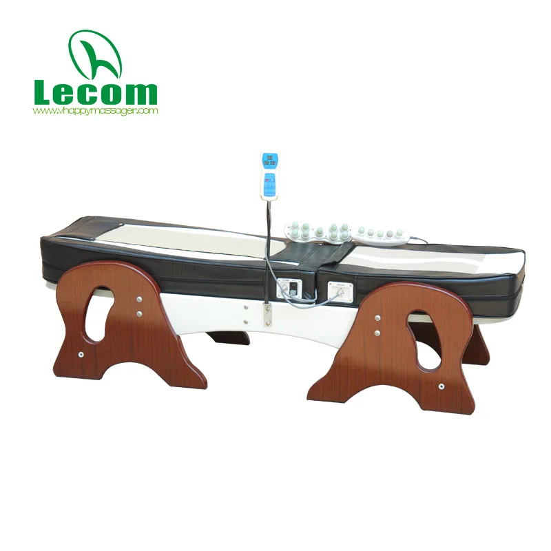 Thermal jade roller massage bed