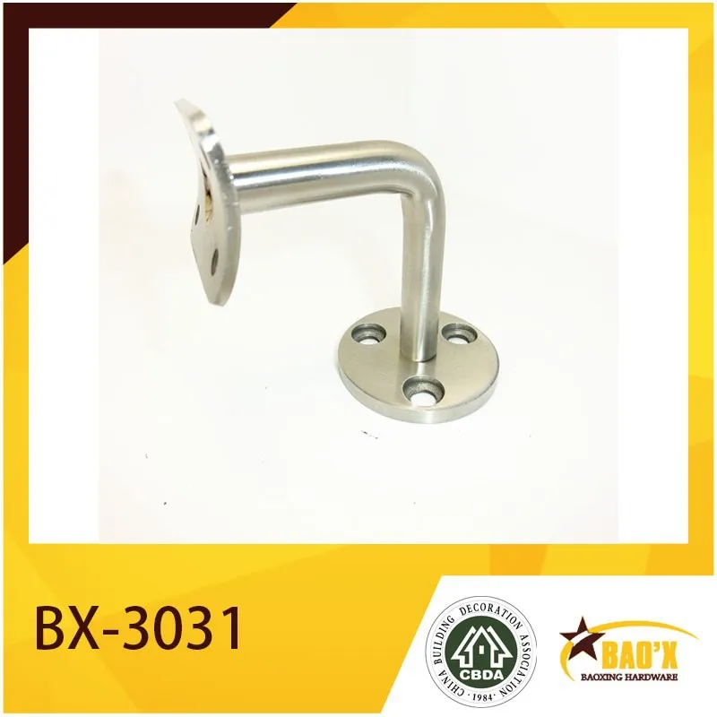 Stainless Steel Wall Mounted Handrail Bracketl, Adjustable Handrail Saddle Bracket.