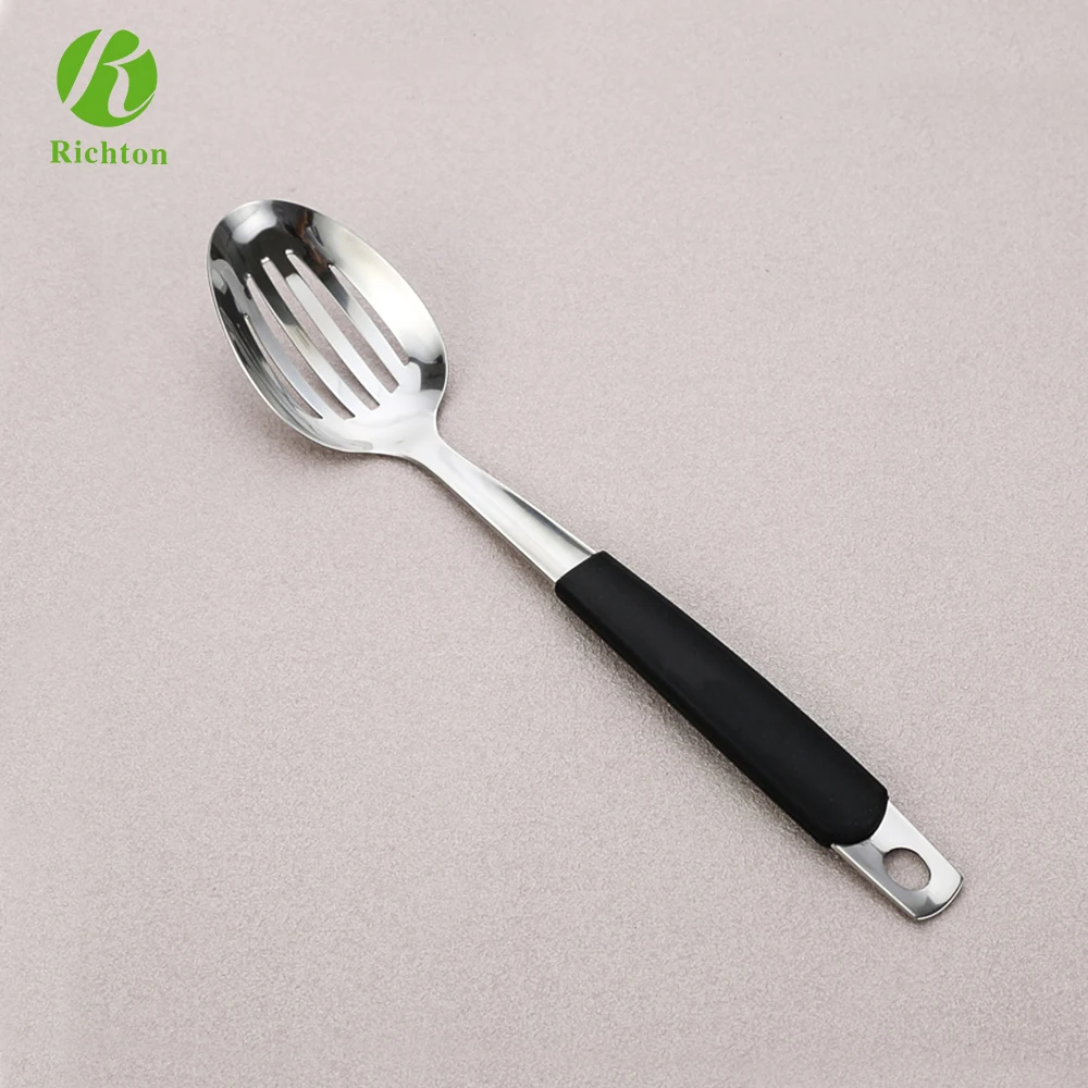 Stainless Steel Serving Spoon Slotted Skimmer Quality Extra Fine Buffet Party Dinner Kitchen Tools Thermomix Conlander Durable