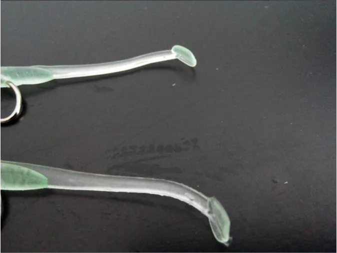 10pcs/pack Fishing Lure Fish EEL Lure Luminous Soft Baits with Hook 5.6cm/0.5g 6.8cm/1g Small Fish Eel Artificial Bait