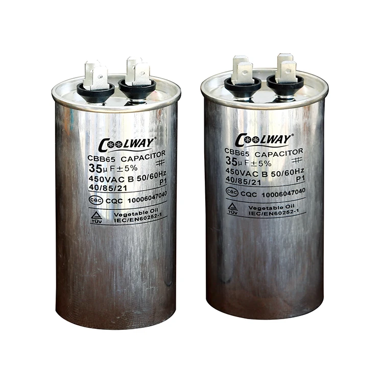 Hot Sale Cbb65 30Uf 450V AC Air Conditioner Motor Running Capacitor ac capacitor refrigeration capacitor 5uf 20uf 40uf 110v-450v