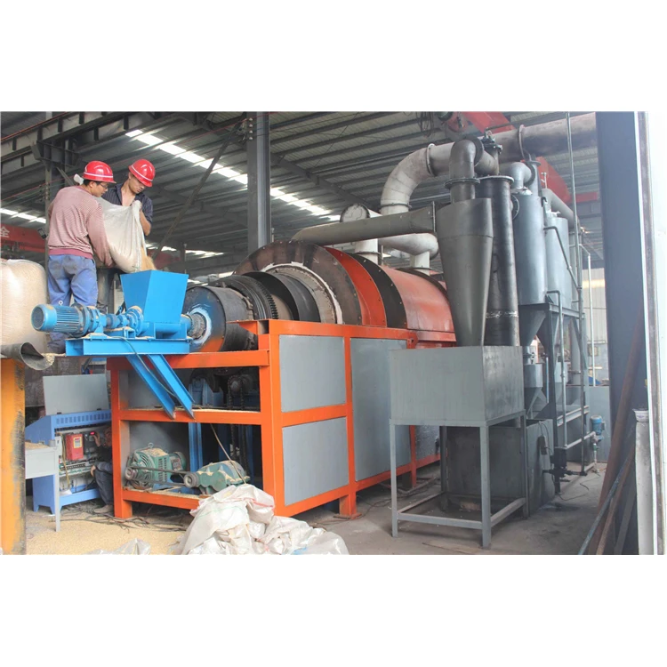 CE approval customizable coconut shell charcoal making machine
