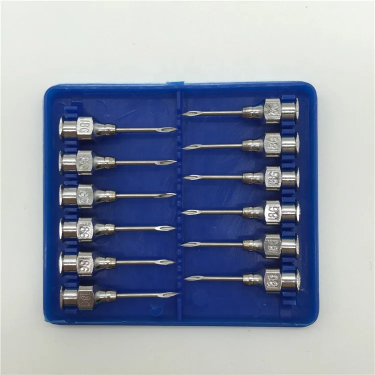 KD402 CETTIA factory outlet poultry and livestock reusable stainless steel injection needle for veterinary syringe