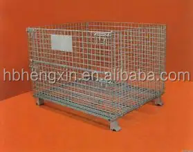 Warehouse wire mesh container & Metal box & Pallet cage