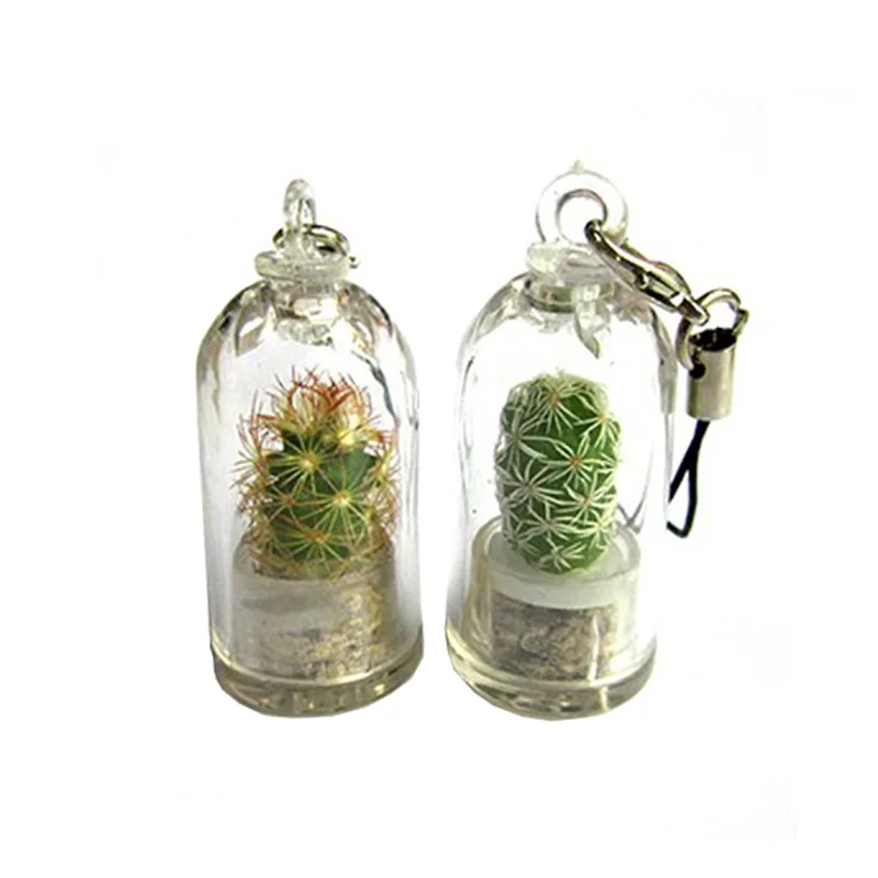 OXGIFT Wholesale custom cactus Plants cell mobile phone strap