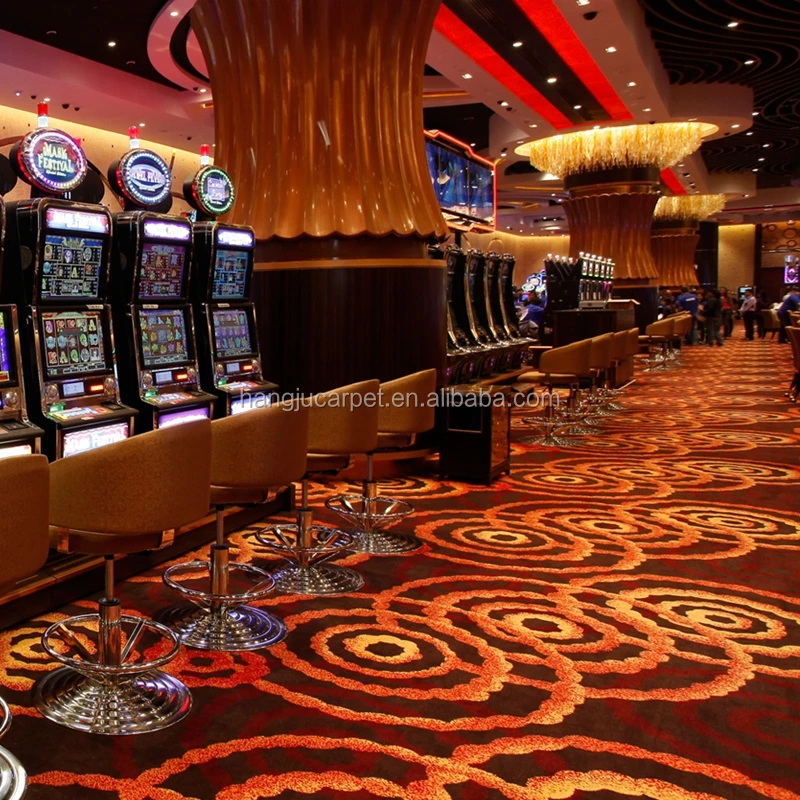 Luxury Wool for Casino 80% Wool 20% Nylon Casino Carpet CS-1003 Series