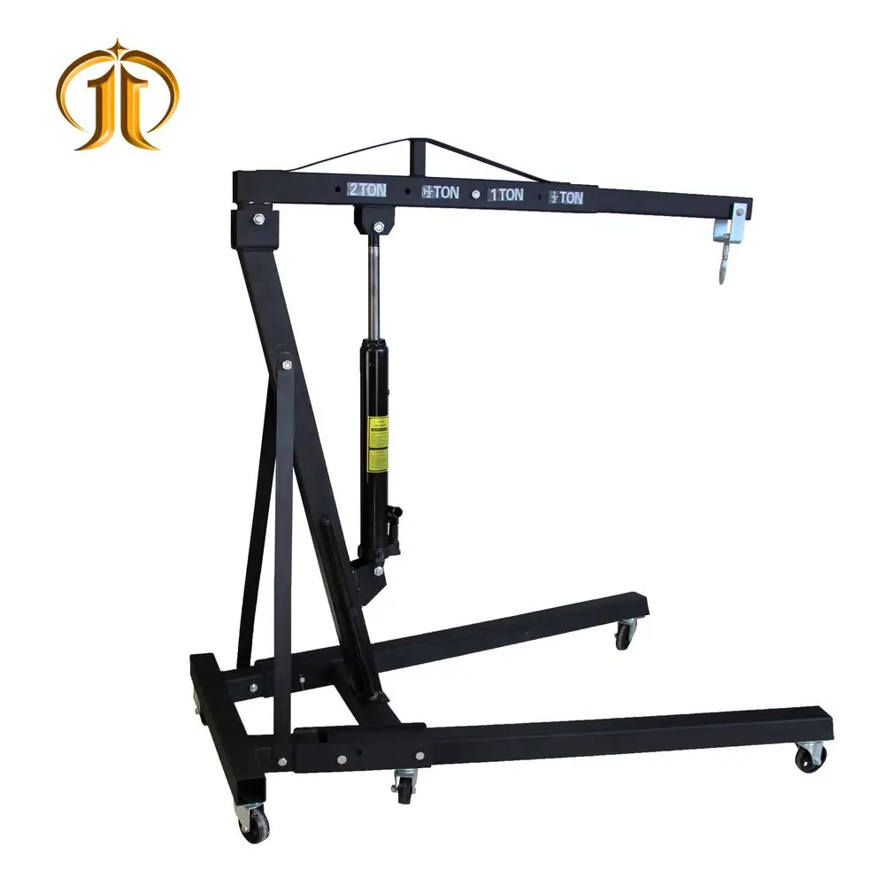 Power Lift Hydraulics Engine Hoist Lift Floor Crane