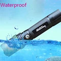 Adjustable Focus CREE Q5 LED Zoomable LED Flashlight Tent Camping Lamp Hiking Lamp Underwater Lights For