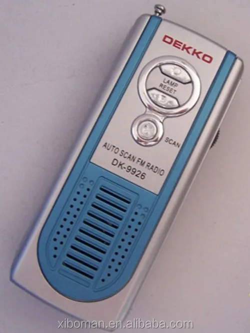 Mini Promotional Gift Fixed Frequency FM Auto Scan Radio
