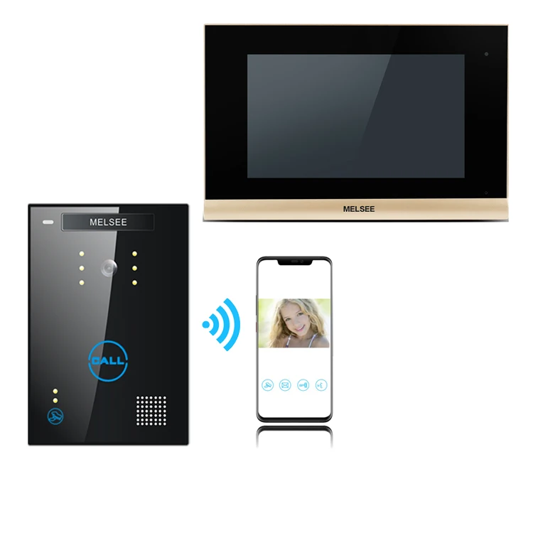 
Melsee factory price home use wireless door bell rohs camera wireless door phone 