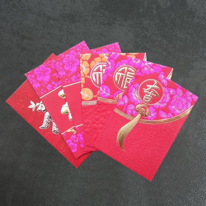 Hollow-out Handmade Laser Cut Wedding Invitations Fancy Invitation Chinese Greeting Cards Red Pocket Custom Bonus