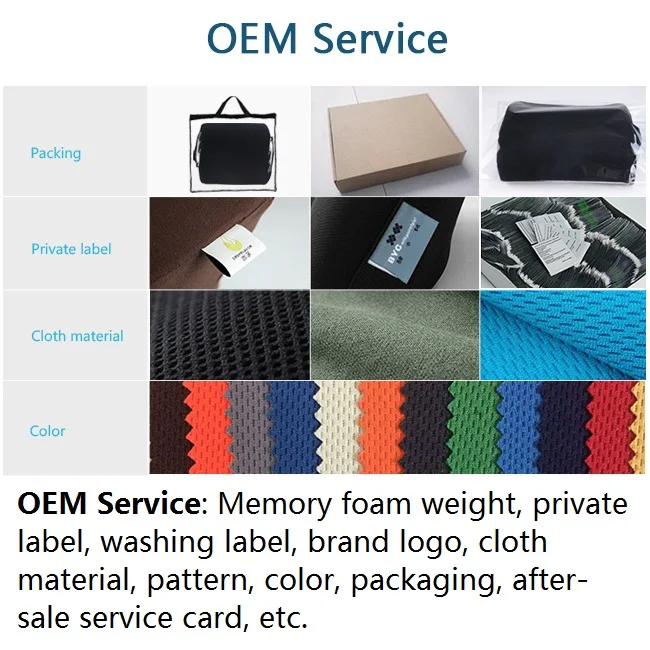 
Adjustable Strap Memory Foam Pillow Lumbar Rest Cushion Car Seat Back Support 