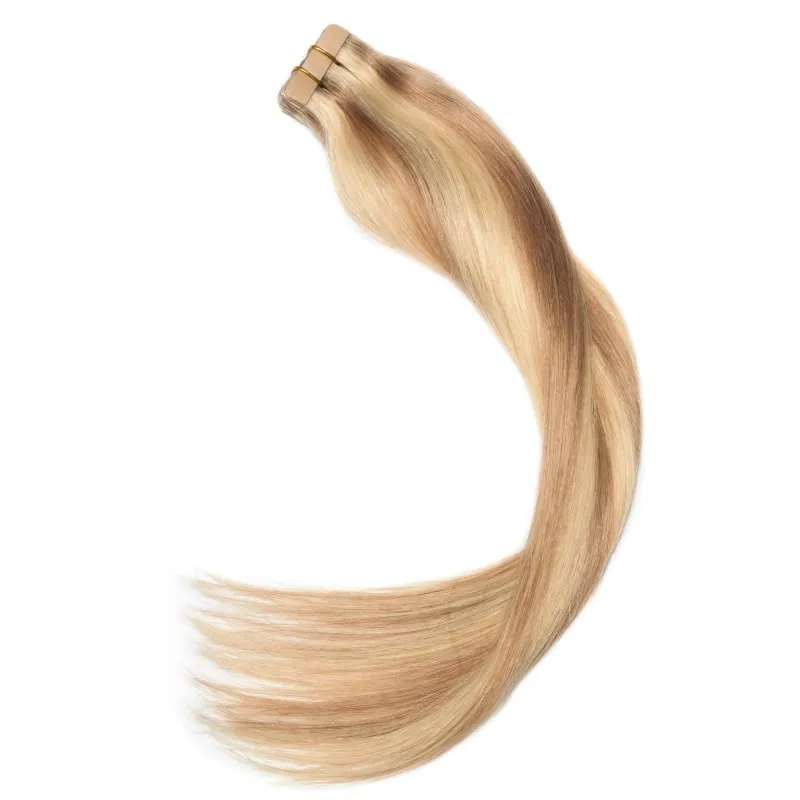 100 human hair double drawn invisible tape hair extensions