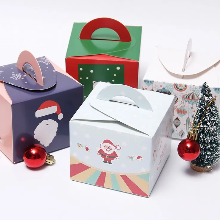 
Custom Kraft Paper Boxes Wedding, Christmas Candy, Cake Packaging Boxes Muffin Biscuit Cookie Macaron Gift Box Recyclable Accept 